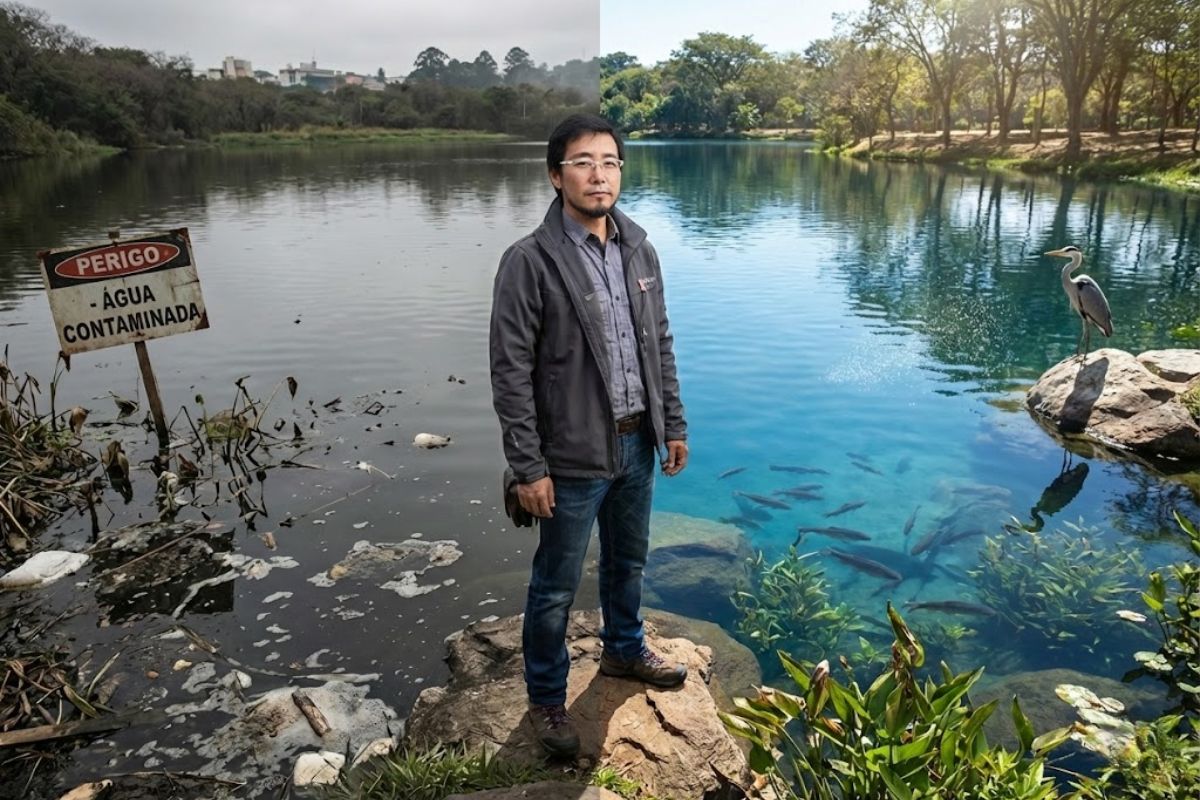 lago em El Cascajo vira esgoto e revive com nanobolhas e biofiltros; veja por que a recuperação pode inspirar novos projetos.