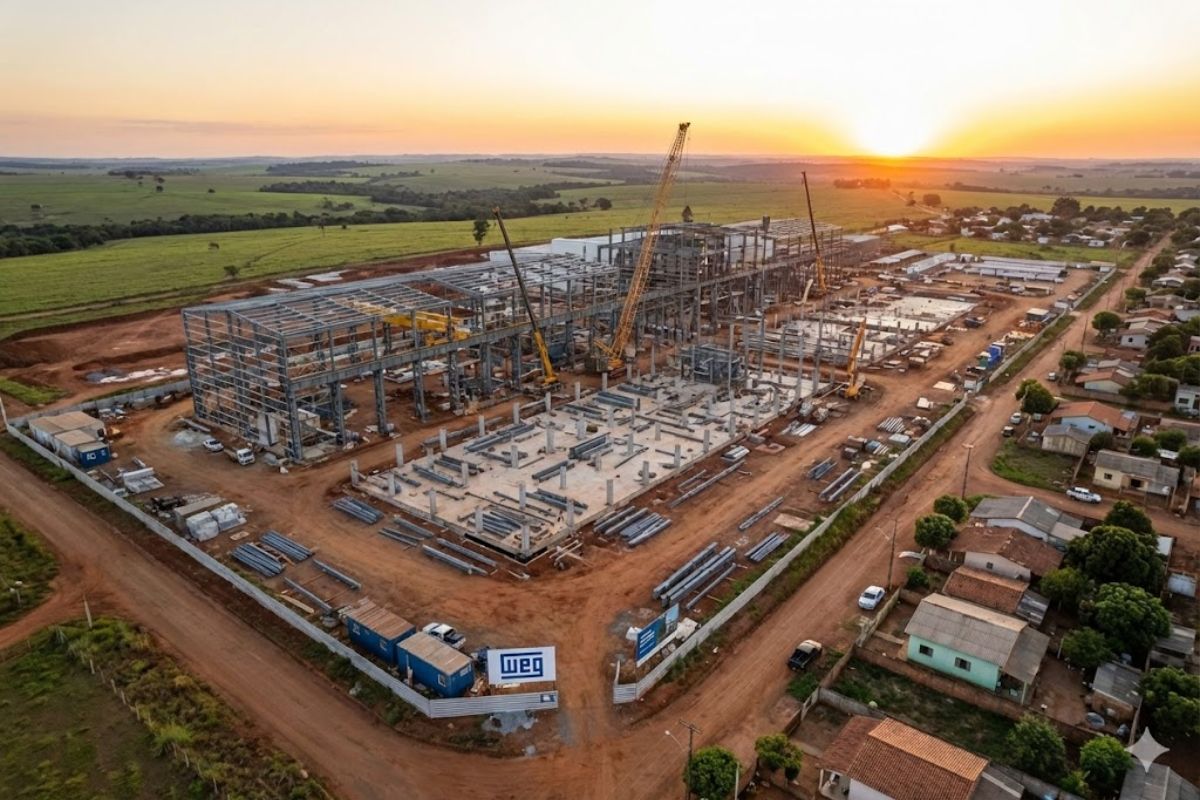 WEG leva parque industrial bilionário a Guaramirim, com transição energética e acesso viário pago pela prefeitura, expondo contrapartidas, logística e prazos até 2028.