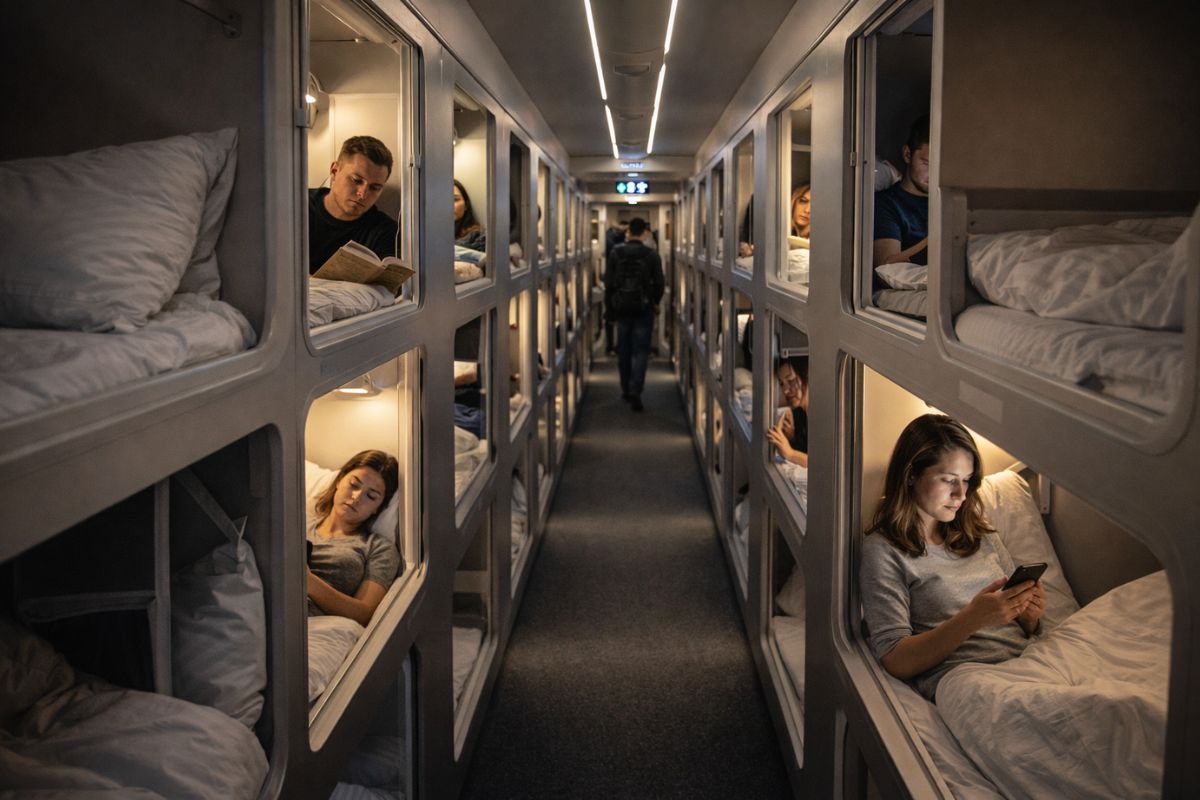 trens noturnos em disputa com minicabines, subsídios, Paris e Berlim no centro do debate sobre preço, capacidade e futuro das rotas.
