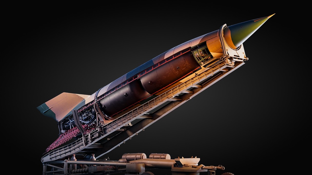 Lançado por trilhos e armado com ogiva de quase 1 tonelada, o V-2 alemão tornou-se o primeiro míssil balístico da história, cruzou a fronteira do espaço a mais de 5.000 km/h e abriu caminho direto para os foguetes que levariam o homem à Lua