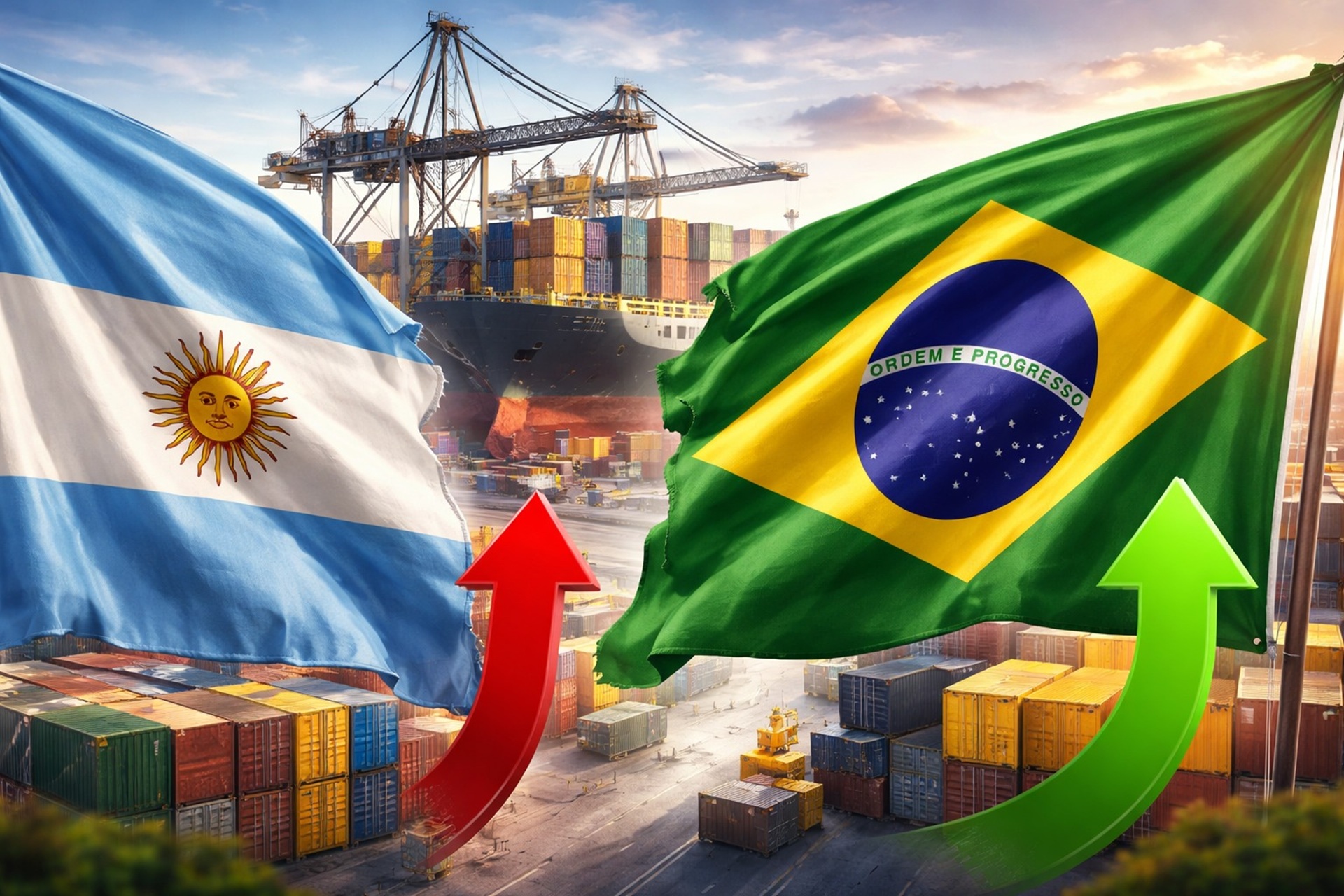 Argentina perde liderança nas exportações ao Brasil em 2025 e mudança altera equilíbrio comercial no Mercosul.