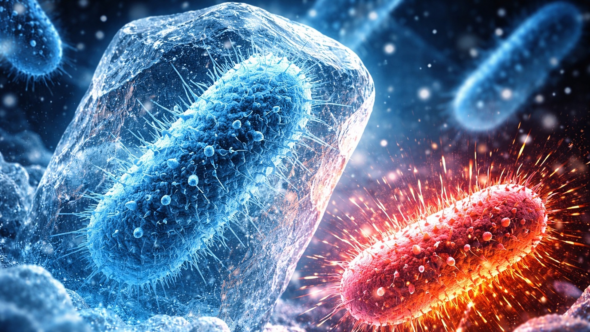 Cepa isolada de gelo com 5.000 anos carrega mais de 100 genes de resistência e pode ajudar no combate às superbactérias.