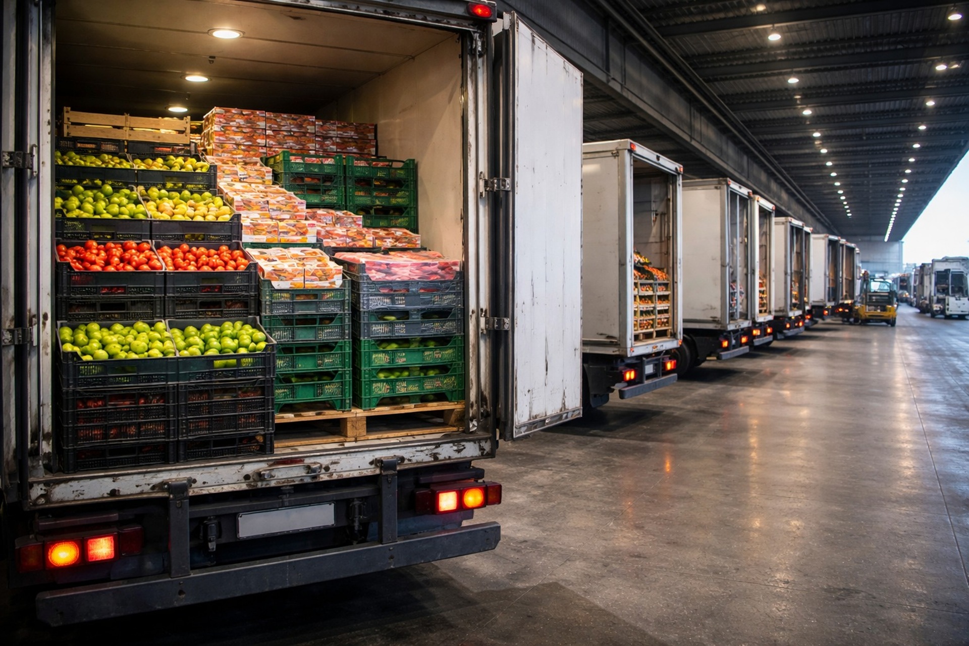 Substituição de humanos por máquinas trava autorizações digitais e expõe falhas na logística alimentar do Reino Unido.