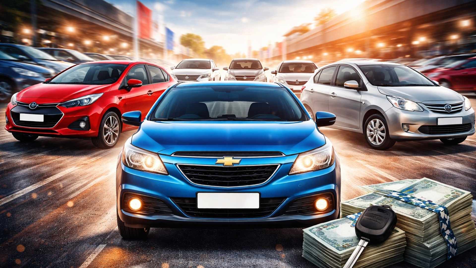 Ranking mostra 10 carros hatchs até R$ 40 mil em 2026, com anos, motores e simulações de financiamento com diferentes entradas.