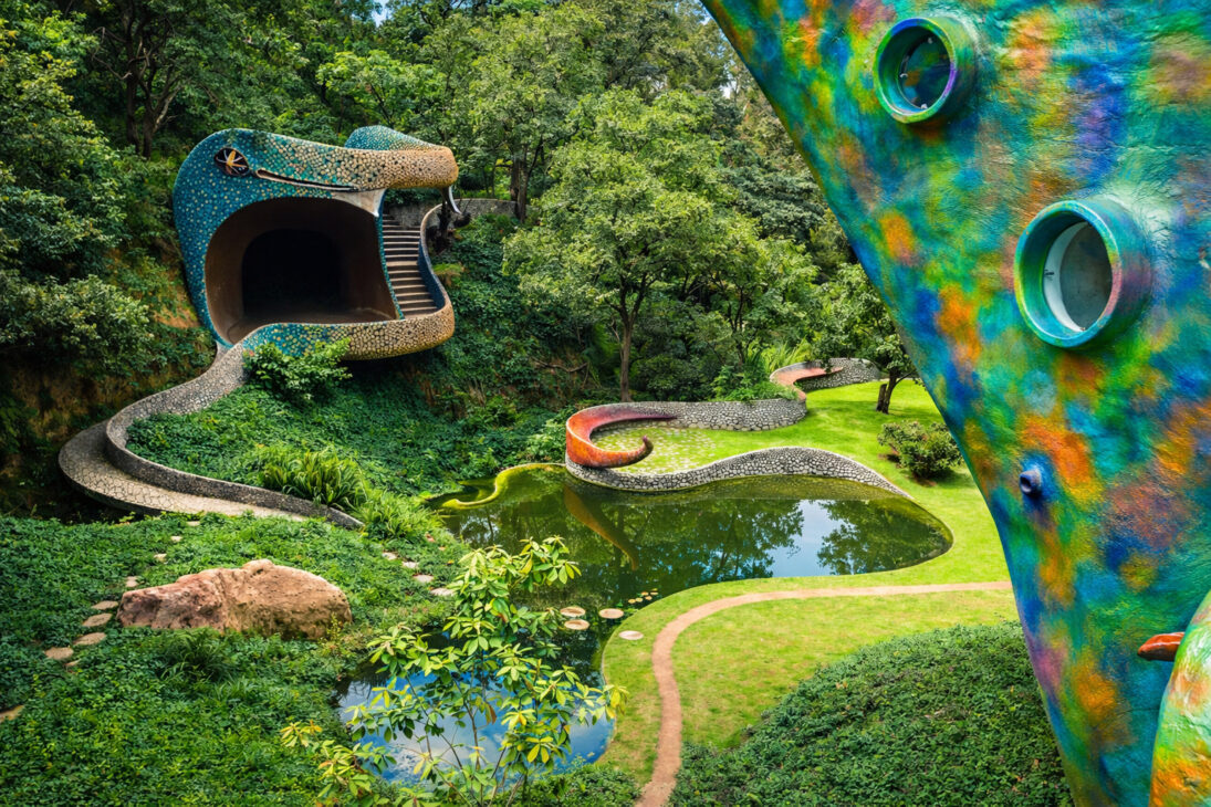 casa em formato de concha