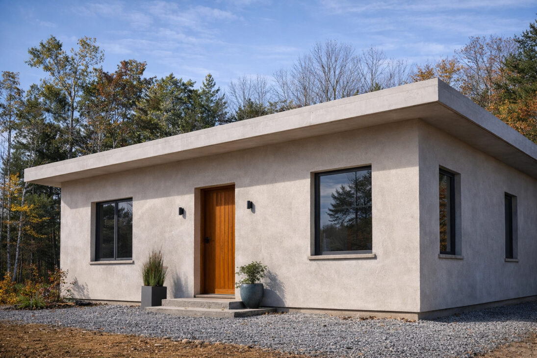 La familia construye casa de sacos de tierra con suelo del propio terreno usando madera, cuerdas y placas metálicas con método de ingeniería simple que desafía la construcción civil tradicional y llama la atención hacia obras sostenibles