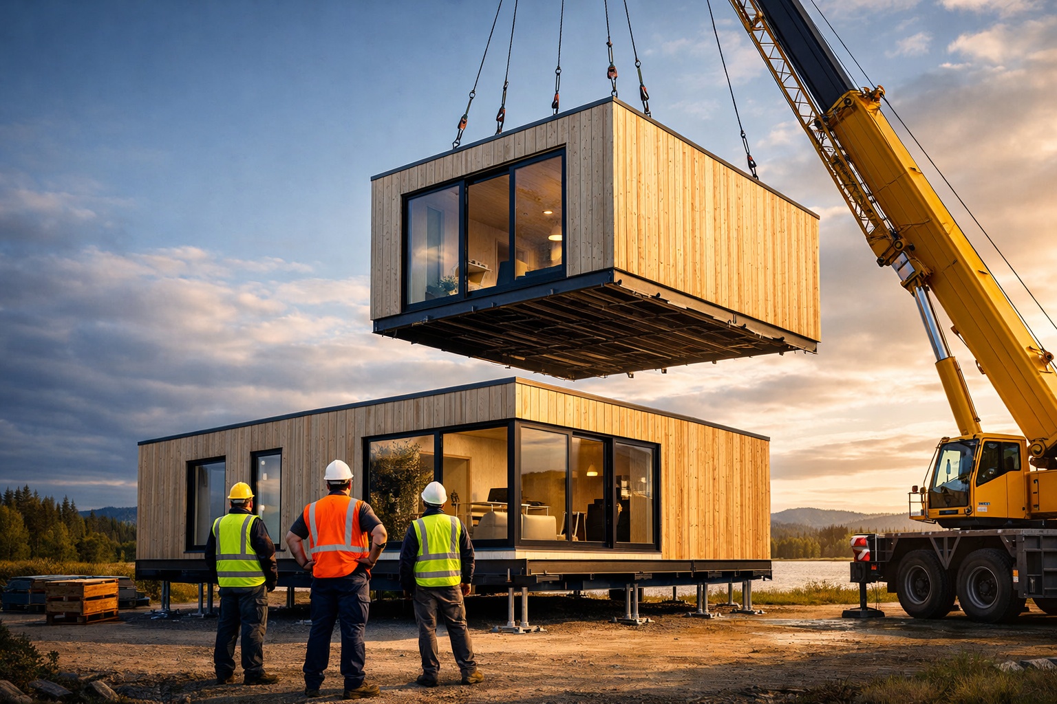 Sem fundação profunda, sem entulho e pronta para desmontar e reaproveitar: essa casa modular sueca é montada como blocos industriais, reduz desperdício quase a zero e está mudando o jeito de construir na Europa
