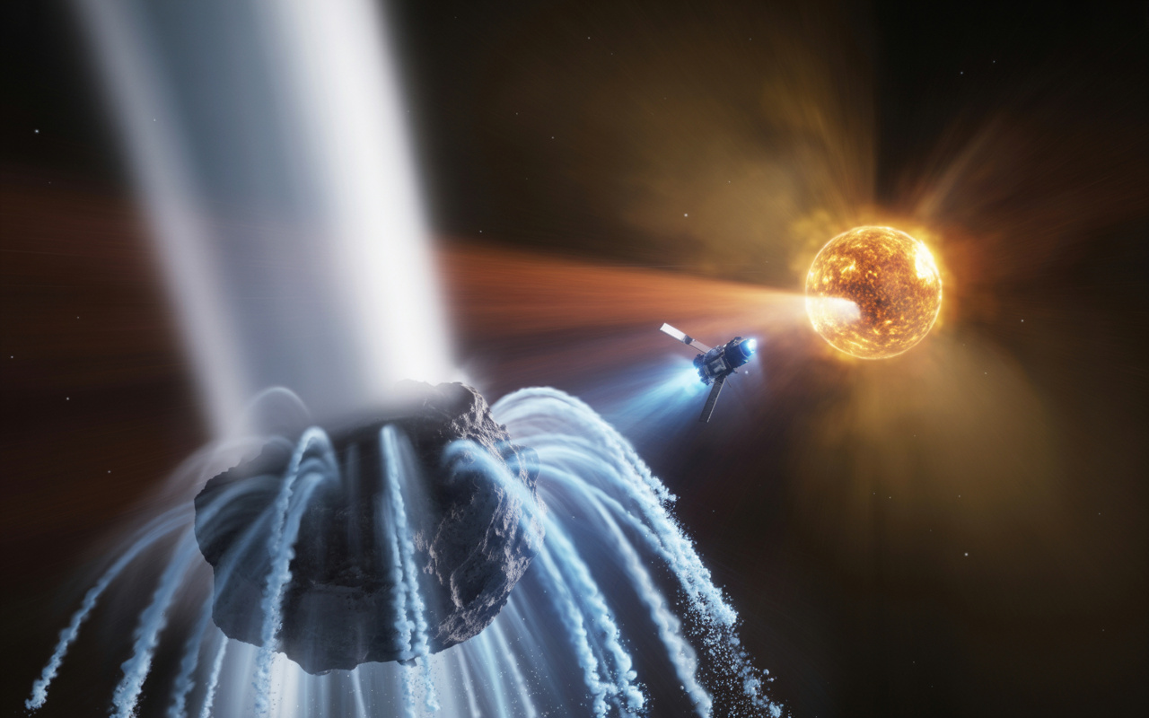 A cada passagem pelo Sol, um cometa libera trilhões de litros de água no espaço: a missão Rosetta mostrou como o 67P se transforma em uma fonte cósmica capaz de alimentar planetas e reescrever a origem da água no Sistema Solar