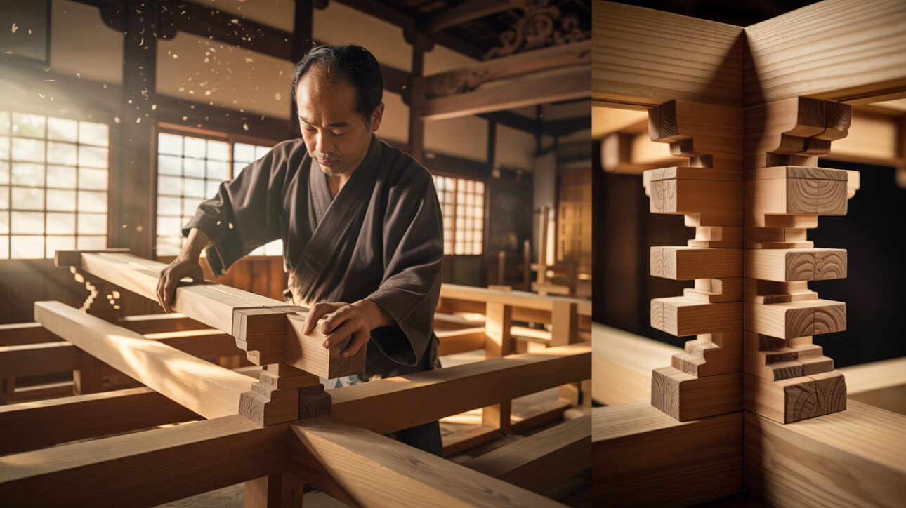 Técnica japonesa de carpintería con 1.200 años de historia está impresionando el mundo entero con encaixes de madera que dispensan clavos, parafusos y cola a través de cortes perfectos macho-fêmea transformando tradición milenaria en ingeniería estructural