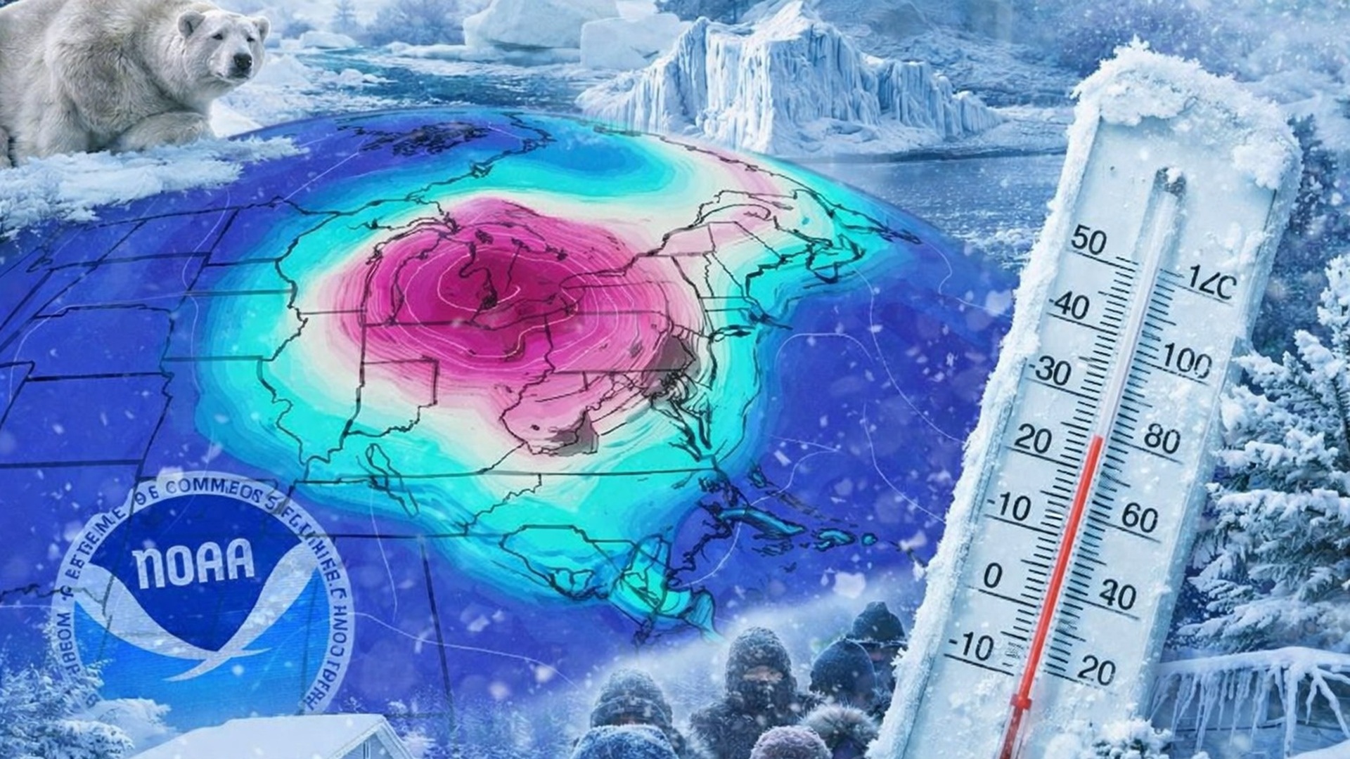 NOAA alerta que Lago Erie atingiu 95% de cobertura de gelo após salto rápido durante onda de frio ártico em 2026 nos EUA.