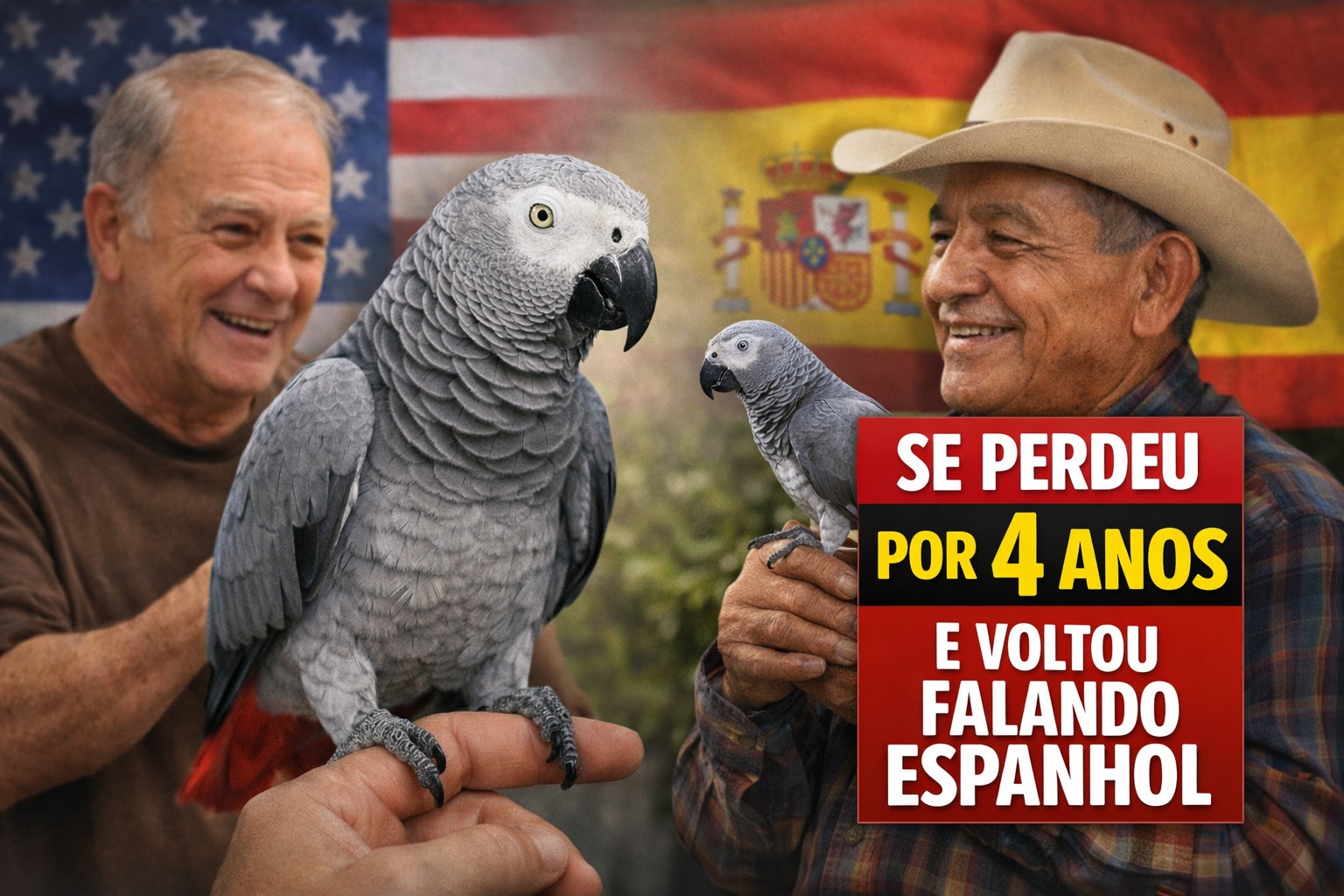 Papagaio, Nigel, Espanhol