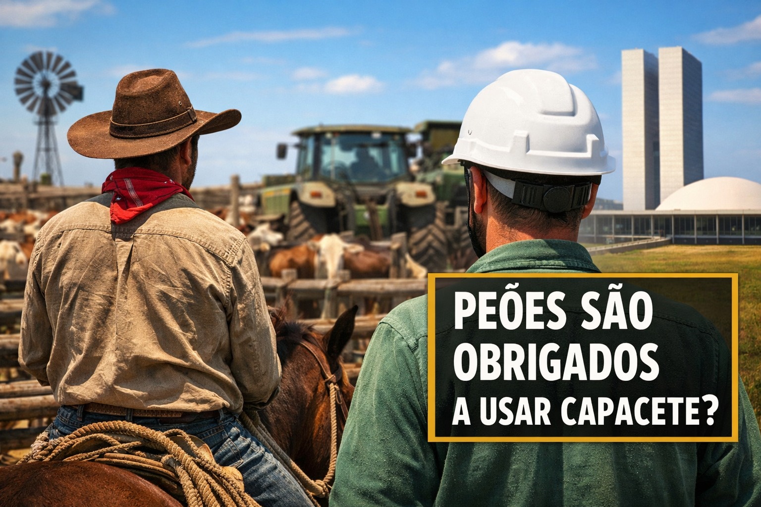 Peão, Chapéu, Capacete