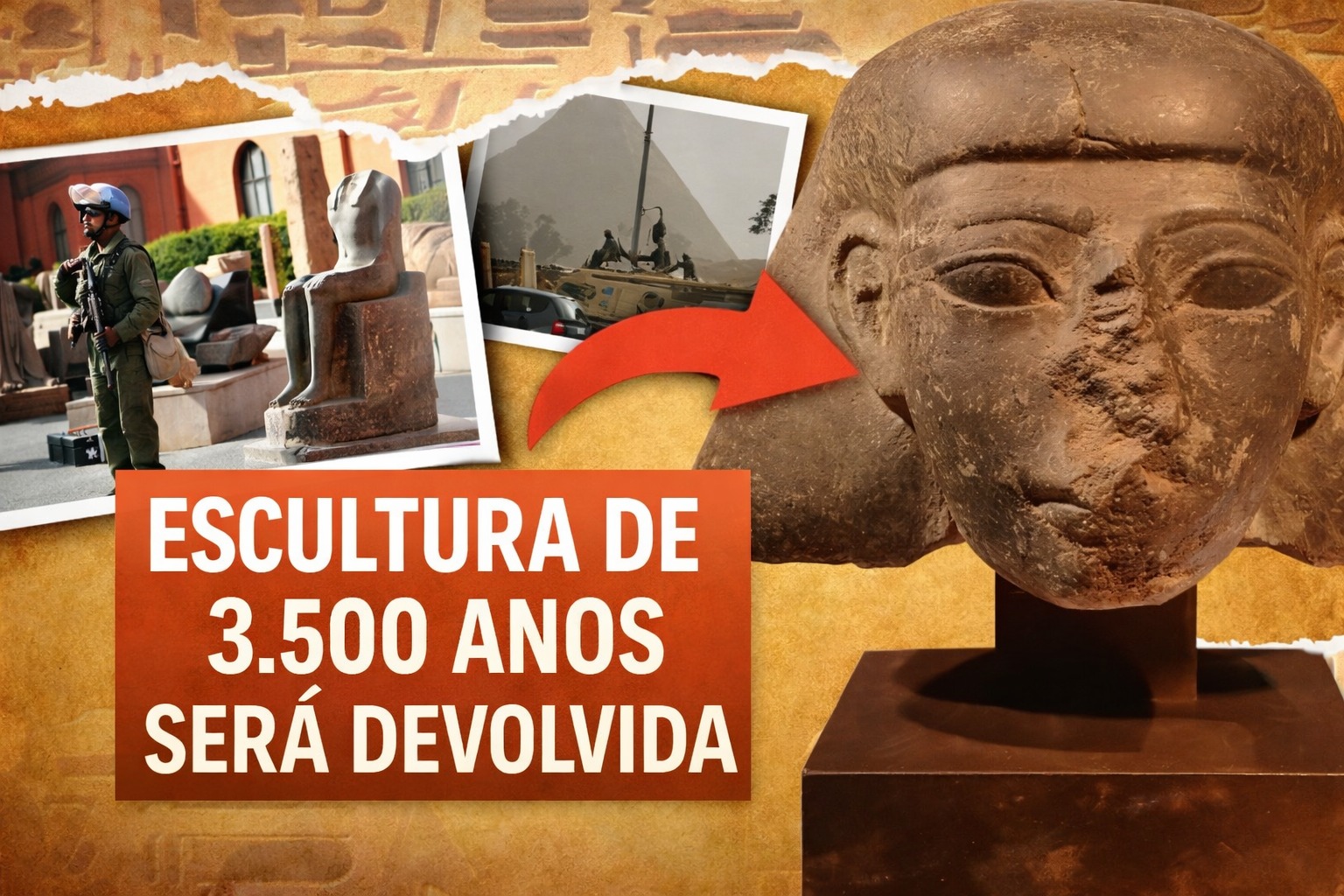 Escultura, Egito, Holanda