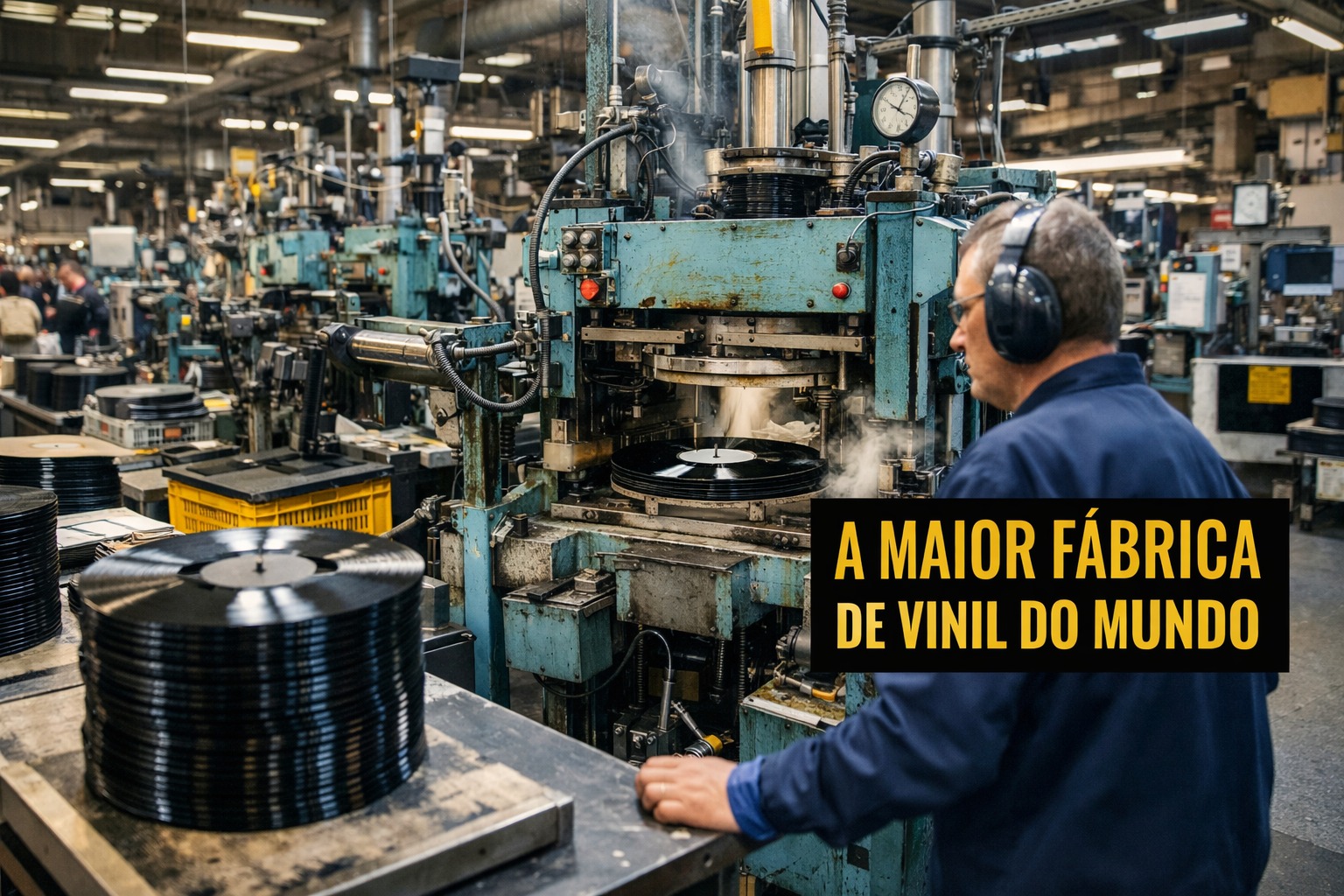 Vinil, Discos de vinil