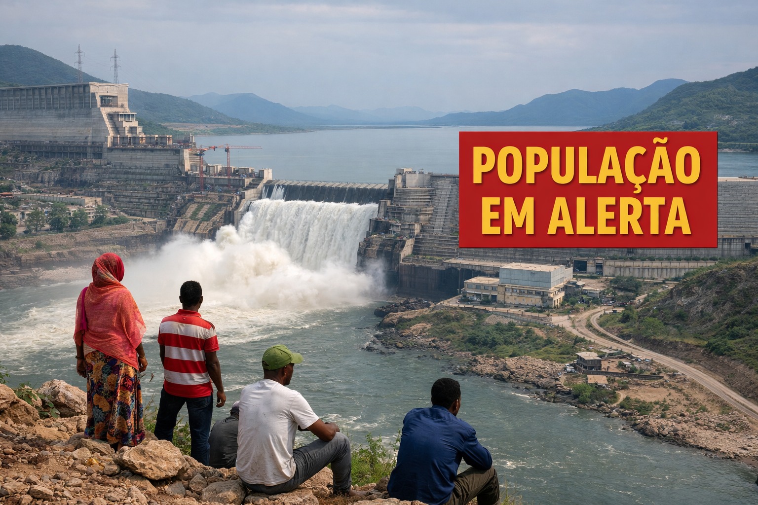 Barragem, África, Nilo