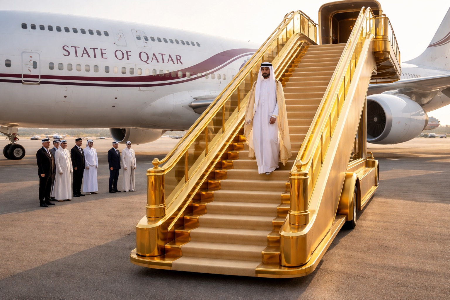 Escada, Aeronaves, Frota bilionária, Família Real