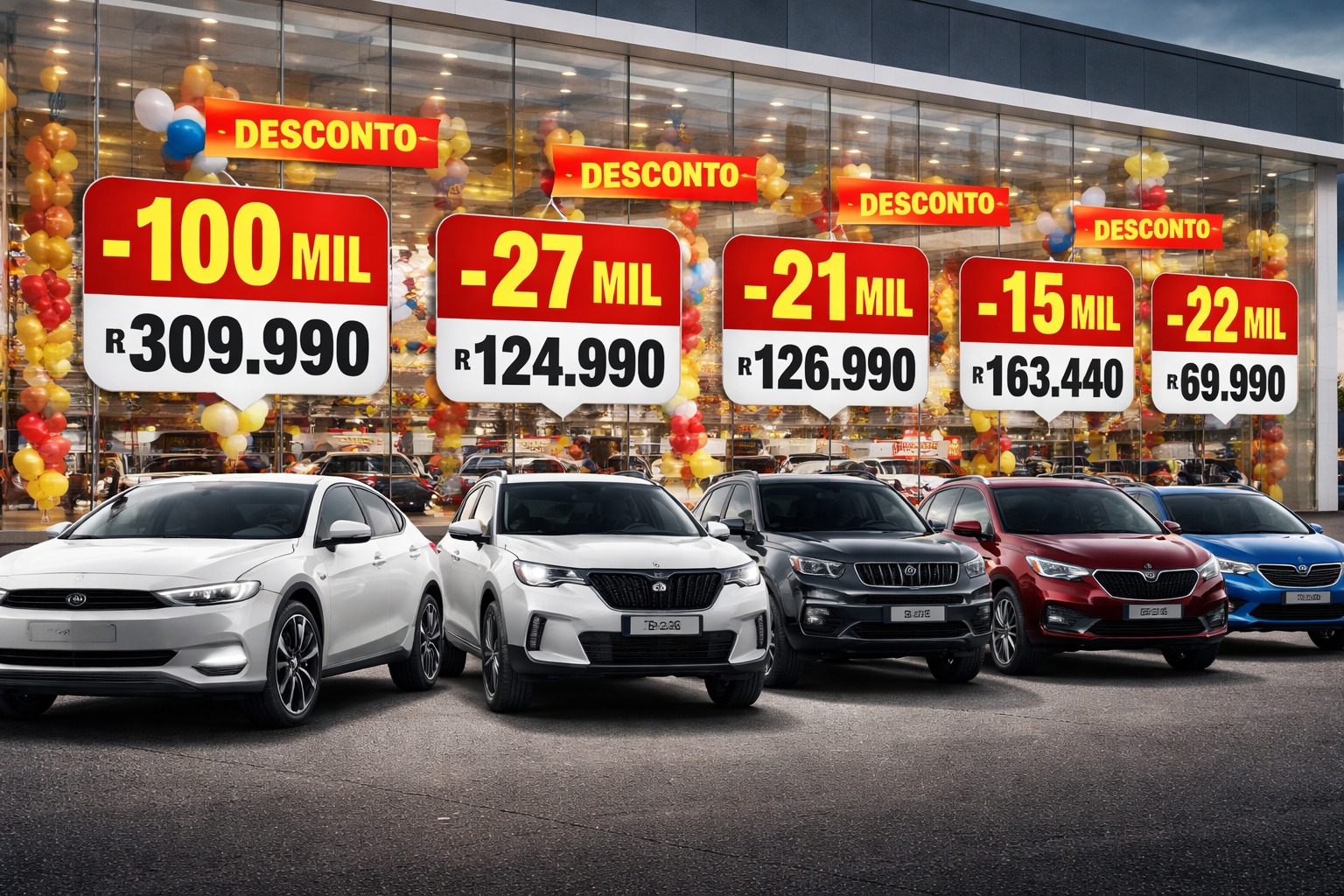 Concessionárias, Descontos