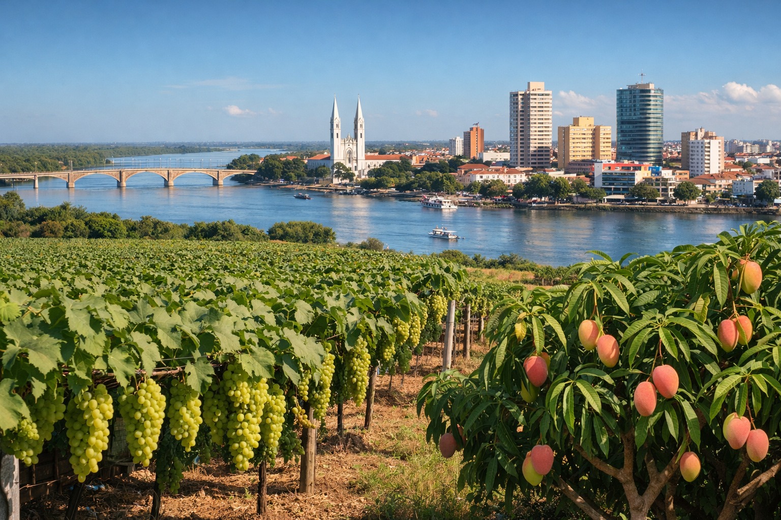 Rio São Francisco, Petrolina, Agro