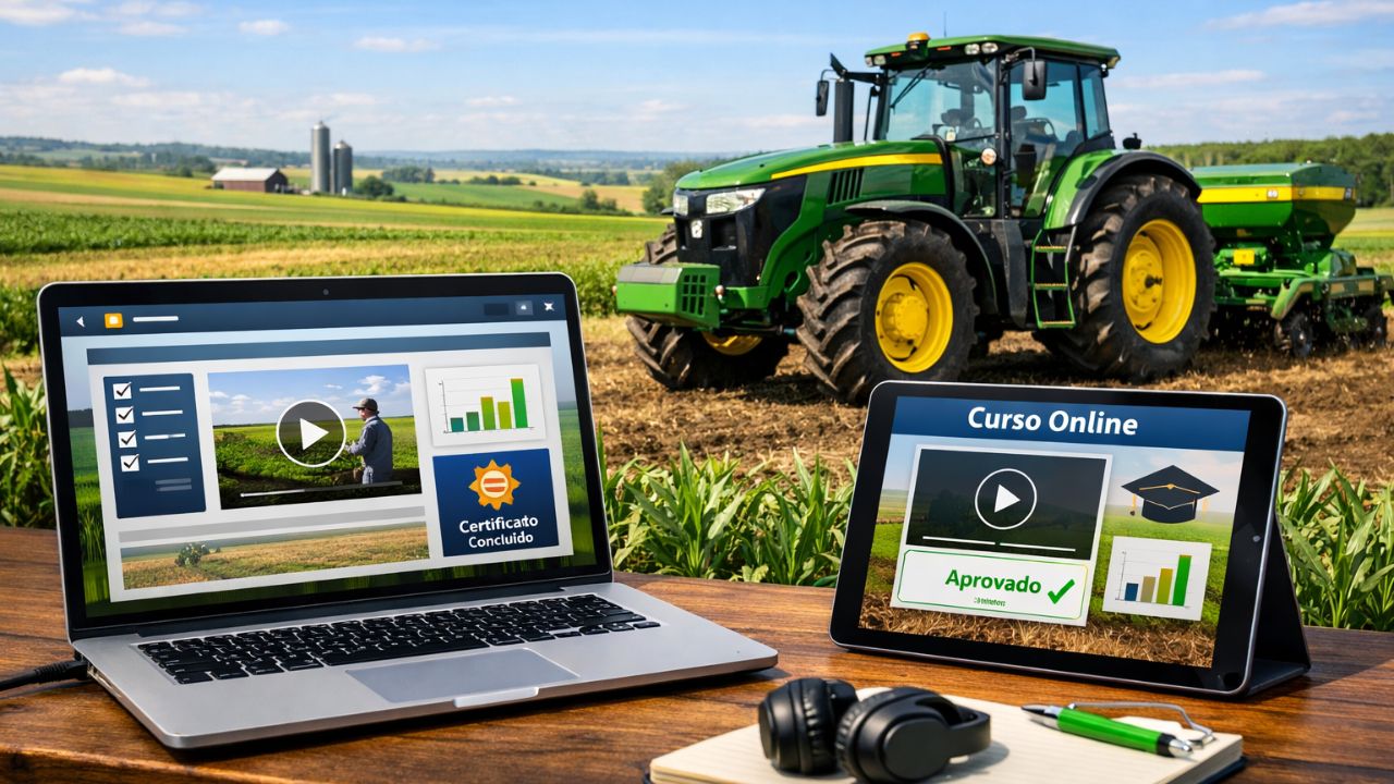 John Deere Tiene Una Plataforma Con Cursos Gratuitos En Línea En Agricultura, Maquinarias Pesadas Y Gestión Rural. Véase Cómo Inscribirse Y Cuáles Cursos Están Disponibles.