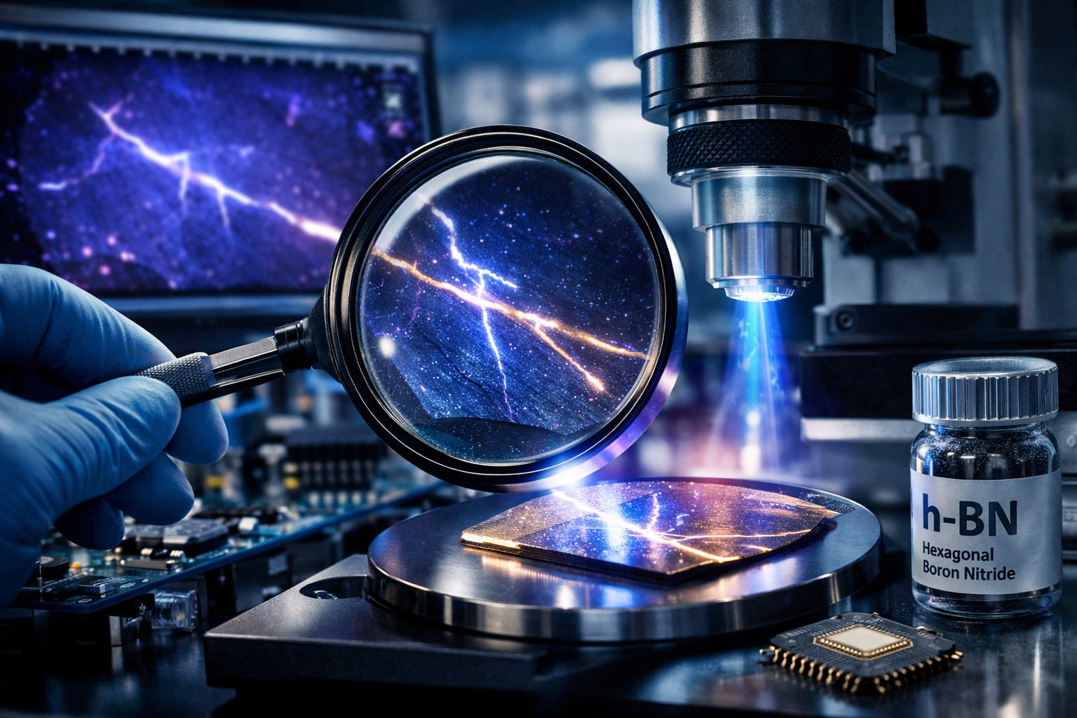 Cientistas dos Estados Unidos revelam um defeito invisível que pode comprometer chips usados na indústria eletrônica e energia de alta precisão, e nova técnica promete transformar a confiabilidade de dispositivos ultrafinos