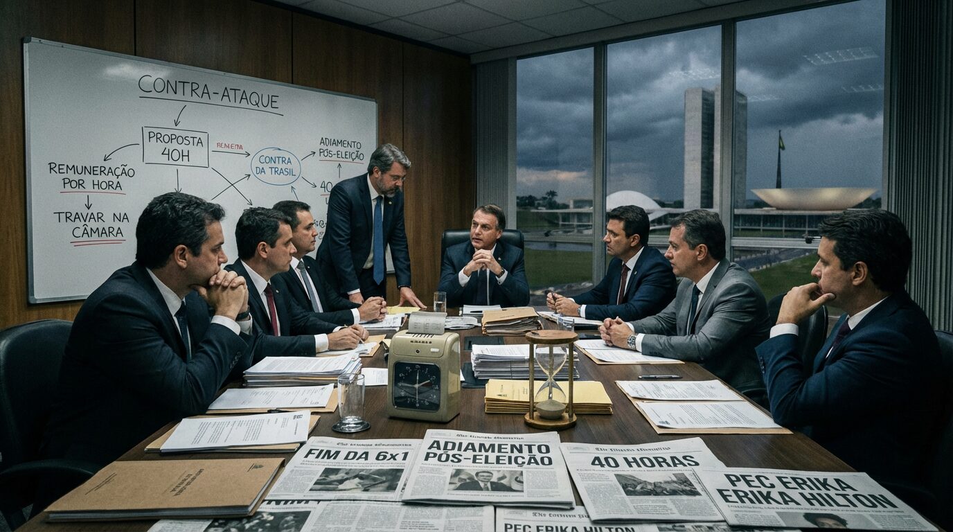 Empresários montam contra-ataque ao fim da jornada 6x1, pressionam por adiamento após a eleição e colocam na mesa 40 horas e remuneração por hora
