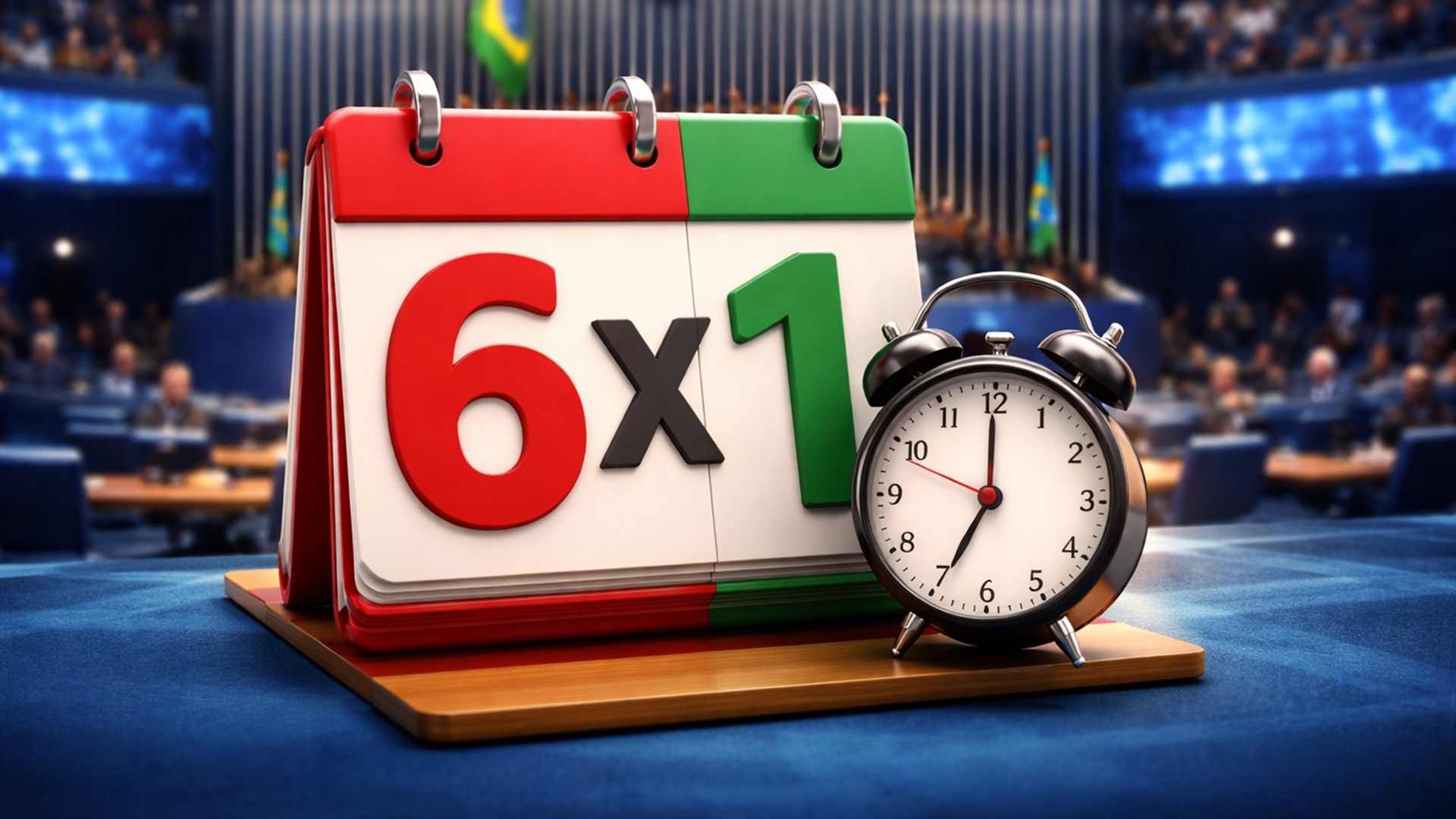 PEC que acaba com a escala 6x1 avança no Senado; enquete com 2.859 votos aponta 92,9% de apoio à redução da jornada semanal.