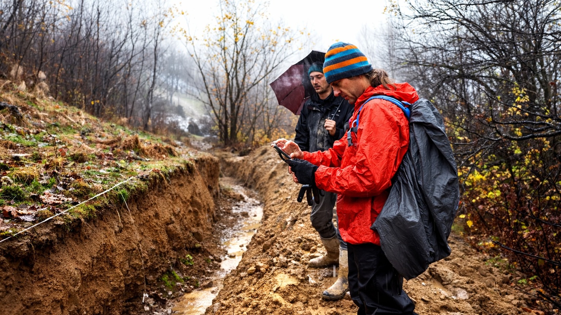 Falha geológica de 3 km e 4 metros revela terremotos entre 10.000 e 50.000 anos no sul da Polônia.