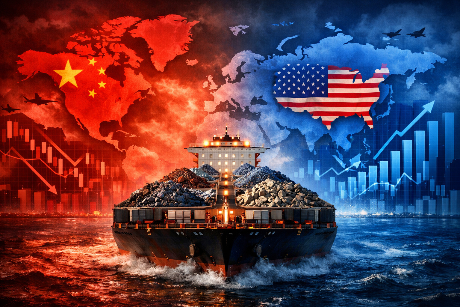 Minerais estratégicos usados em semicondutores e veículos elétricos no centro da guerra comercial