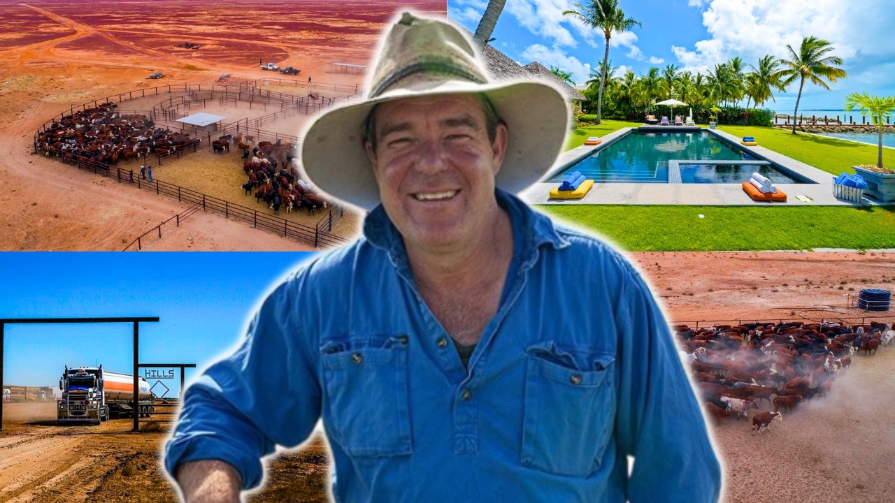 A Austrália abriga fazendas de gado maiores que países europeus inteiros: propriedades com até 23.600 km² no deserto operam com satélites, manejo remoto e produção pecuária em escala continental