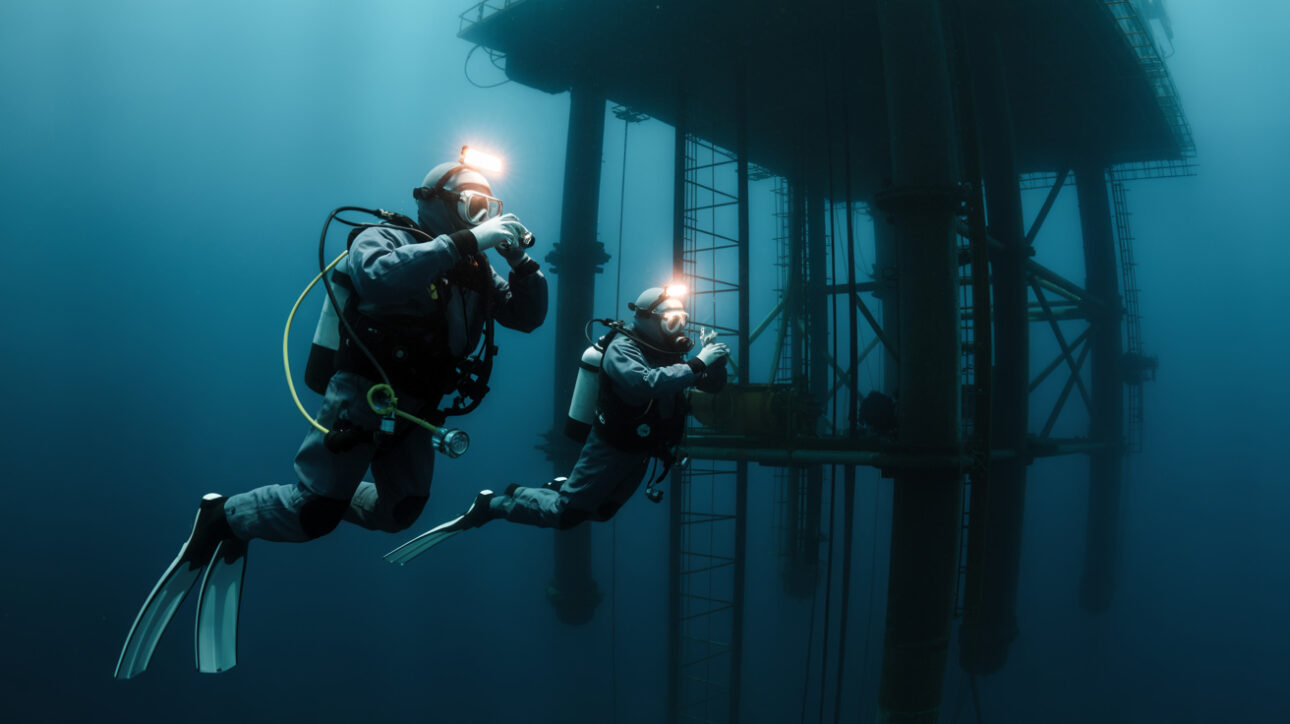 Los buzos de saturación viven 28 días seguidos en cámara hiperbárica a 300 metros de profundidad y ganan R$ 100 mil al mes: trabajo extremo en el fondo del mar para mantenimiento de plataformas cobra expectativa de vida reducida, jubilación forzada a los 45 años, y descompresión de una semana entera