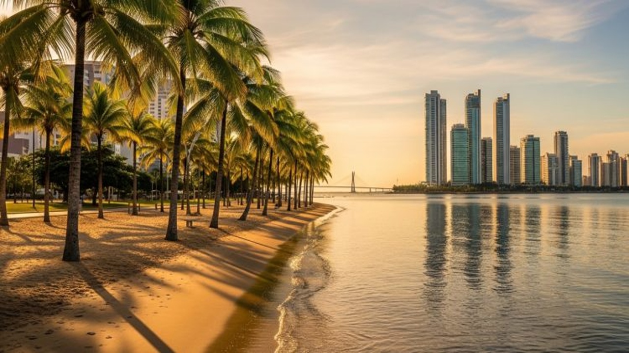 Orla de Vitória combina mar acessível, áreas verdes e urbanismo simples