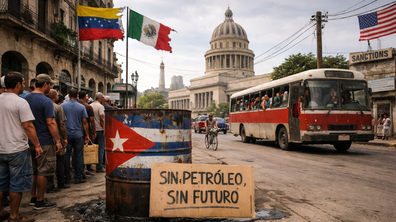 Cuba enfrenta uma grave crise de petróleo após perder o fornecimento da Venezuela e do México. Racionamentos, cortes no transporte e risco de apagões colocam o regime sob pressão inédita.