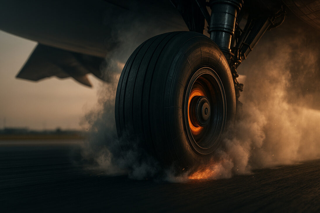 Cómo los neumáticos de avión soportan más de 200 toneladas en el aterrizaje a 250 km/h, operan con presión interna superior a 200 psi y resisten a impactos extremos sin explotar incluso bajo calor intenso y frenado brusco