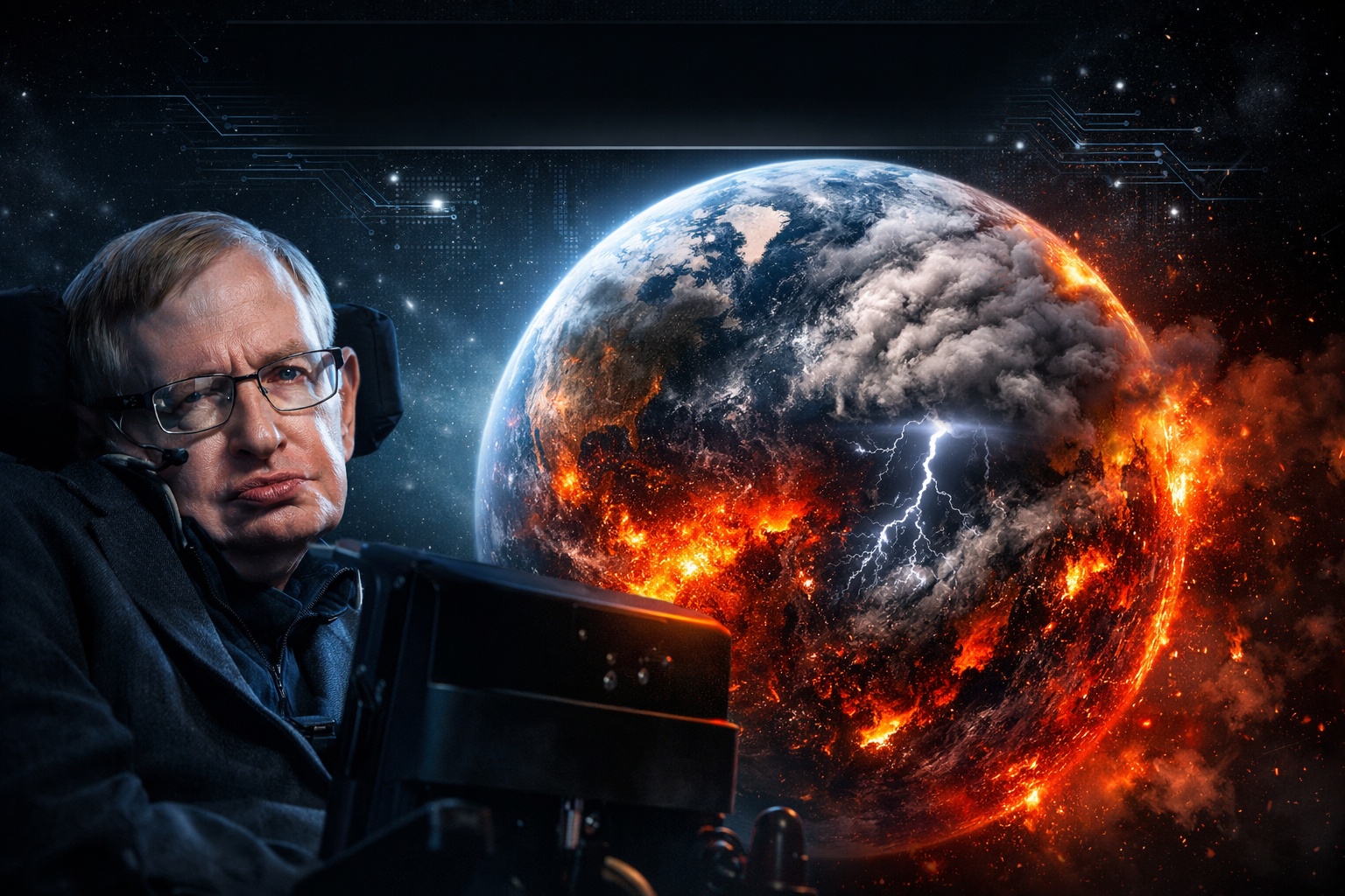 Stephen Hawking revelou antes de morrer quanto tempo a humanidade ainda pode sobreviver, segundo suas previsões sobre clima, tecnologia e riscos globais