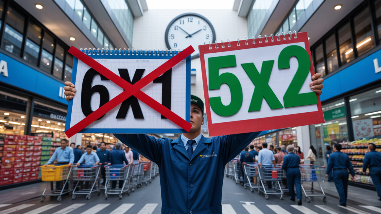 Gigante de los supermercados se adelanta en Brasil y cambia la escala 6×1 por 5×2 en proyecto piloto: el cambio comienza en marzo y puede impactar a cientos de trabajadores en Minas Gerais