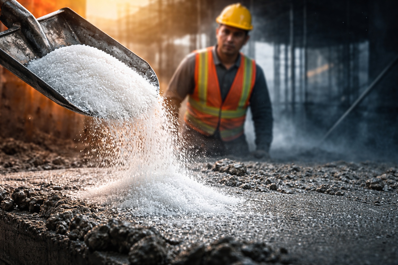 Adicionar açúcar ao concreto realmente controla o tempo de pega sem comprometer a resistência? A técnica antiga usada como retardador de hidratação que pode tanto salvar uma concretagem quanto comprometer toda a estrutura