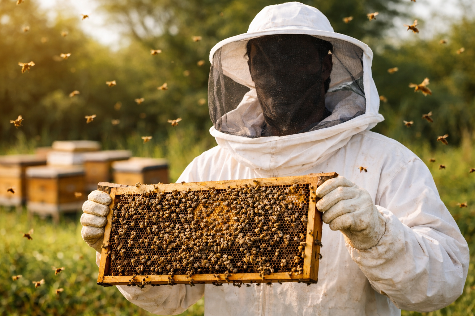 Após conhecer a criação de abelhas na escola, aluno transforma aprendizado em negócio real, monta apiário próprio, passa a produzir mel em escala e faz da apicultura sua principal fonte de renda