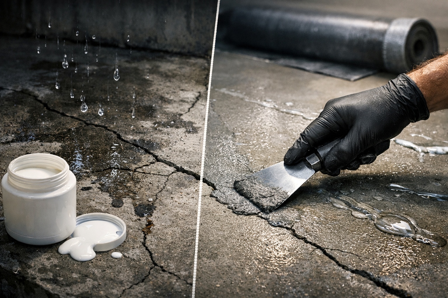 Pedreiros ensinam mistura simples capaz de reduzir infiltrações na laje, aplicam impermeabilização caseira de baixo custo e mostram como diminuir goteiras antes de investir em manta profissional