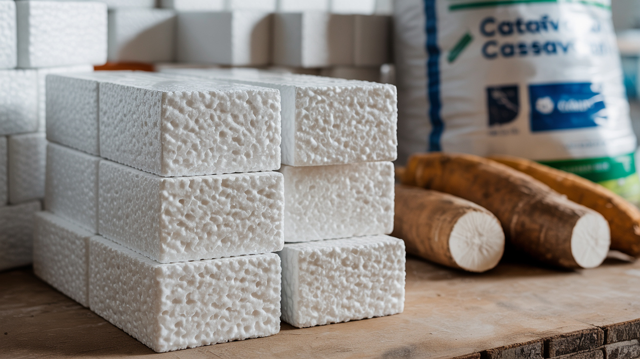 Tijolos feitos com isopor reciclado e cola de mandioca custam R$ 0,40 e isolam parede reduzindo temperatura interna em 6°C usando técnica que fabrica 50 unidades com apenas um saco de cimento de 50 kg