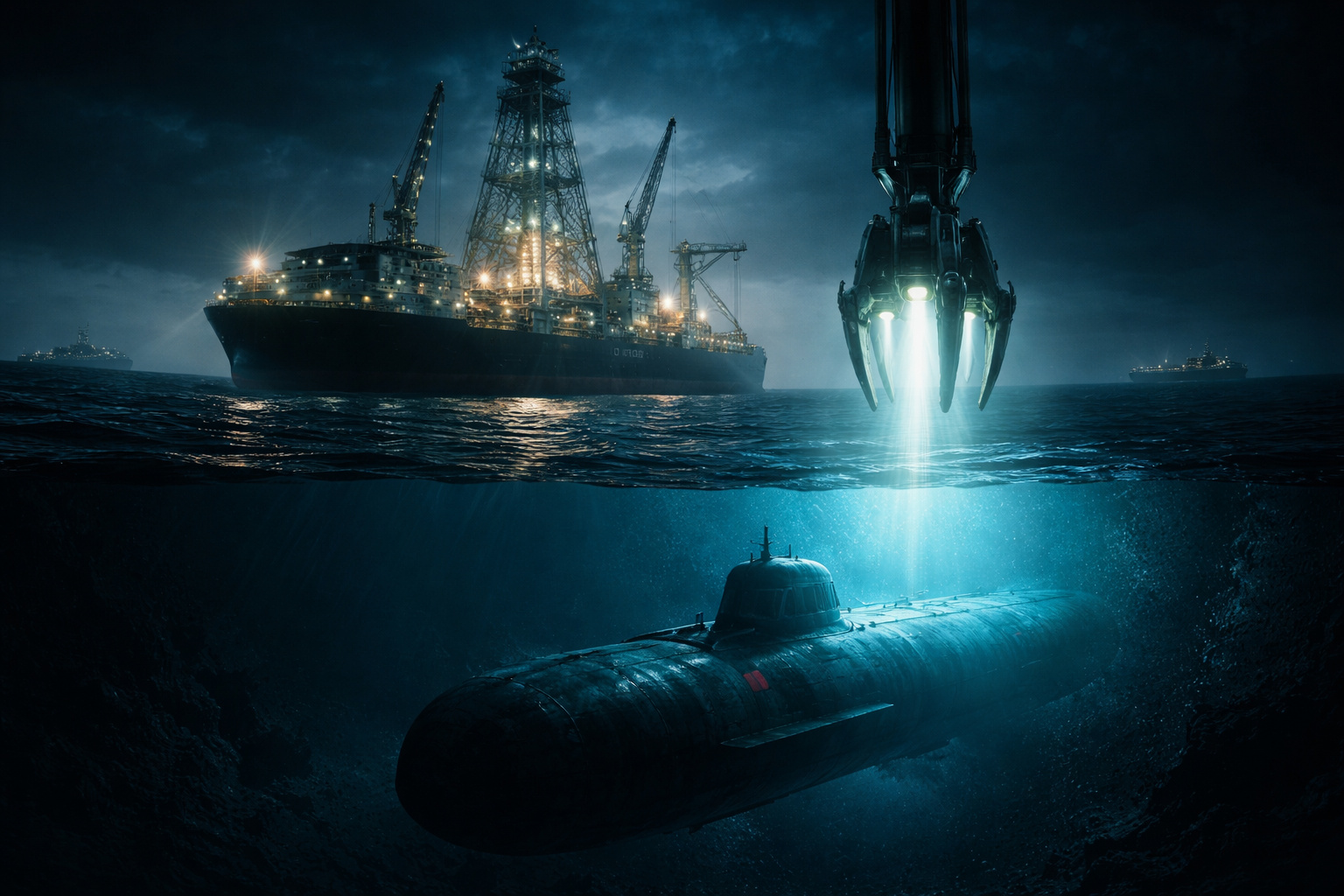 A CIA construiu em segredo o Glomar Explorer, o maior navio de mineração do mundo, usou o bilionário Howard Hughes como fachada e tentou levantar do fundo do Pacífico, a quase 5.000 metros de profundidade, um submarino nuclear soviético de 1.700 toneladas em uma das operações mais audaciosas da Guerra Fria