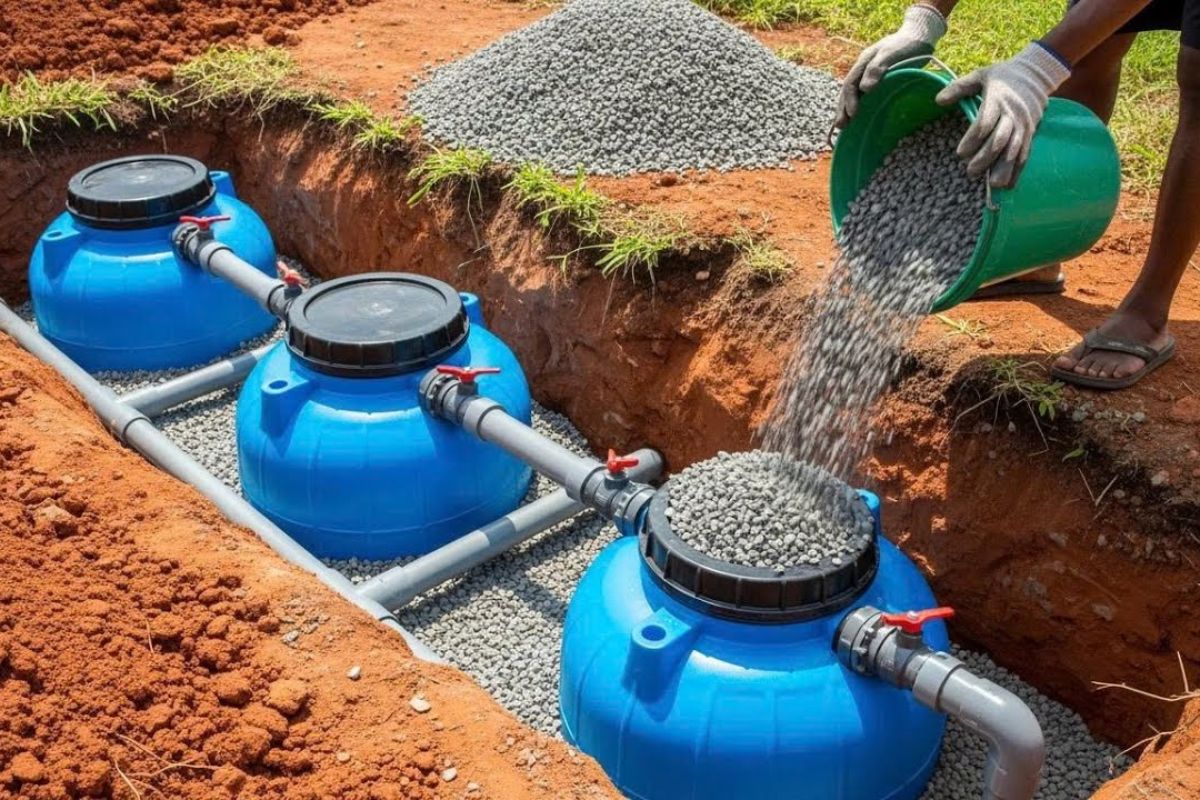 Biogás em barril enterrado com restos orgânicos e fermentação viraliza como alternativa a botijões de gás, mas a promessa de autonomia esbarra em vedação, tempo e riscos reais.