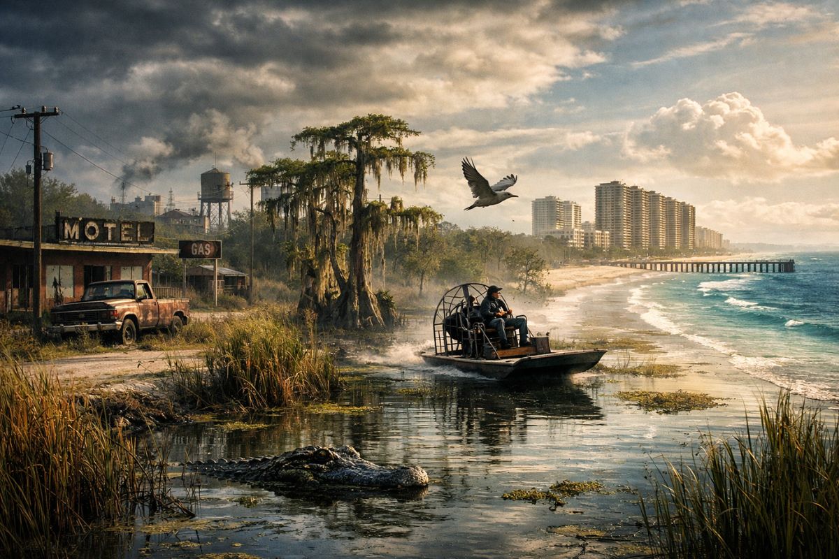 Flórida: geografia da Flórida, norte da Flórida, sul da Flórida e Panhandle explicam por que o estado cresceu de forma desigual. imagem: IA