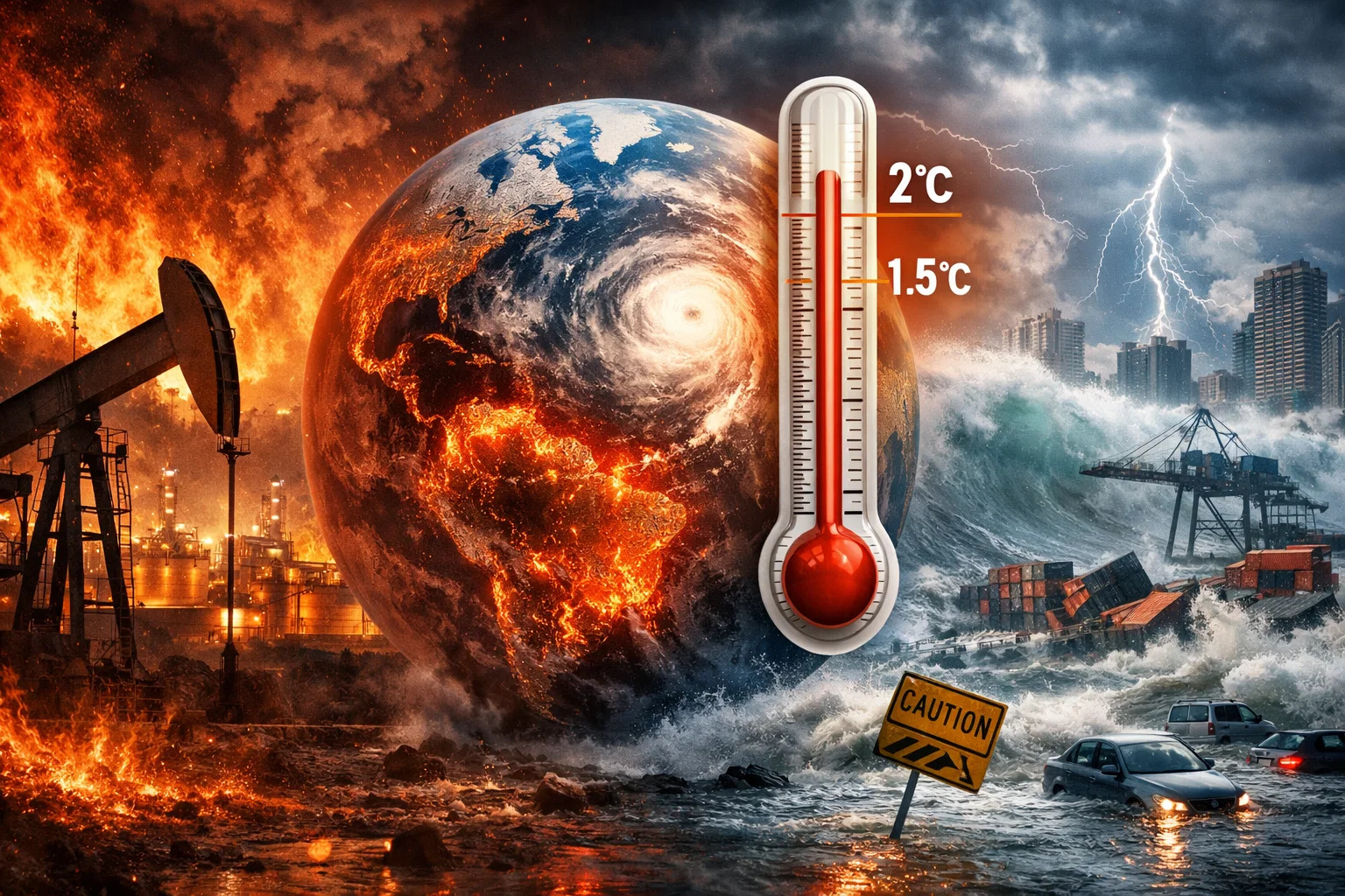 Cientistas alertam que planeta pode ultrapassar temperatura máxima combinada