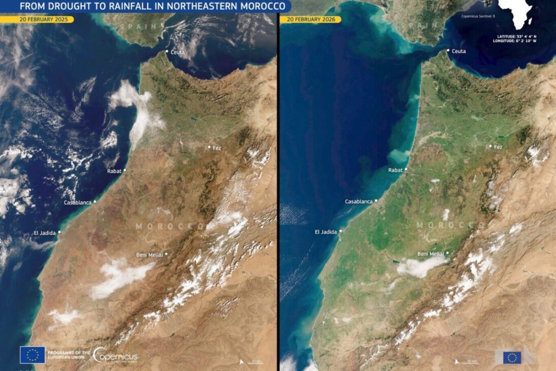 Lluvias en Marruecos alivian sequía, llenan reservorios y refuerzan agua potable tras siete años de crisis hídrica.