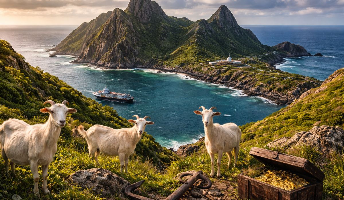 Ilha da Trindade: território brasileiro no Atlântico com acesso restrito à Marinha e cientistas, cercado por lendas de tesouro pirata e caso de OVNI.