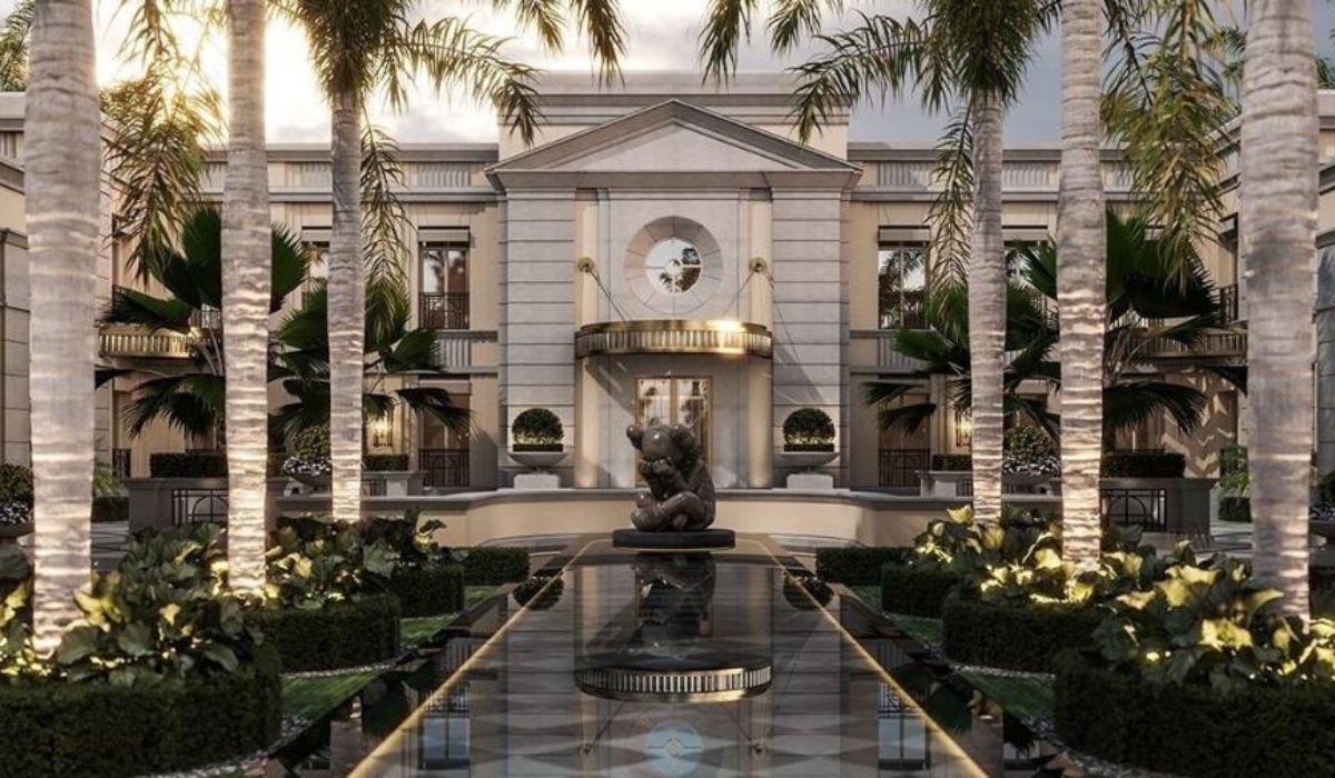 Entrada de la futura casa (Imagen: Ferris Rafauli Design)