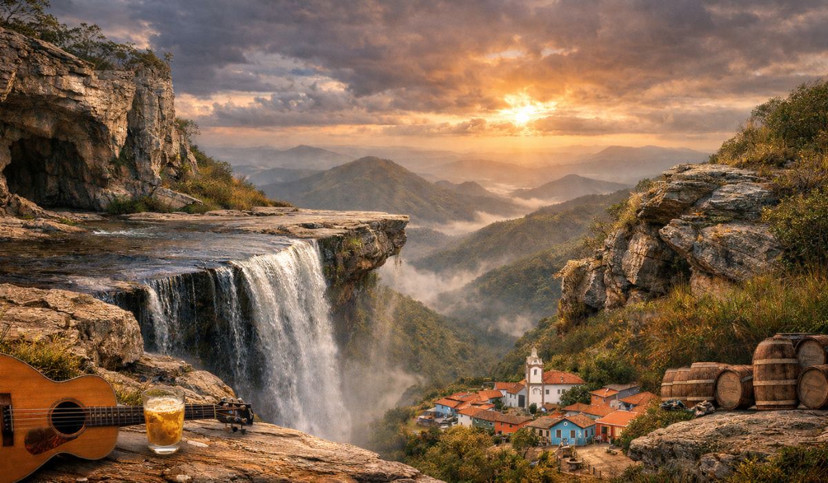 Janela do Céu em Ibitipoca reúne trilhas, grutas, cachoeiras e mirantes em um dos destinos mais visitados de Minas Gerais. (Imagem: Ilustrativa)