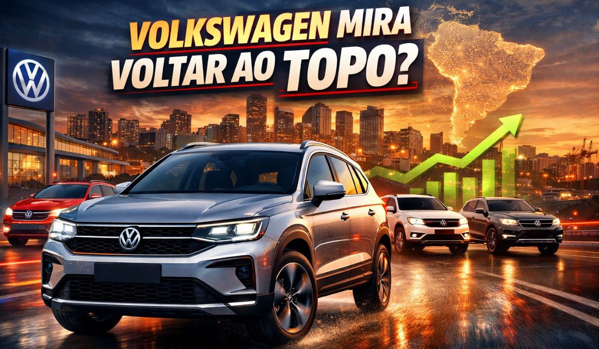 Volkswagen mira a liderança nas vendas na América Latina com novos investimentos, SUVs, exportações em alta e estratégia regional reforçada.