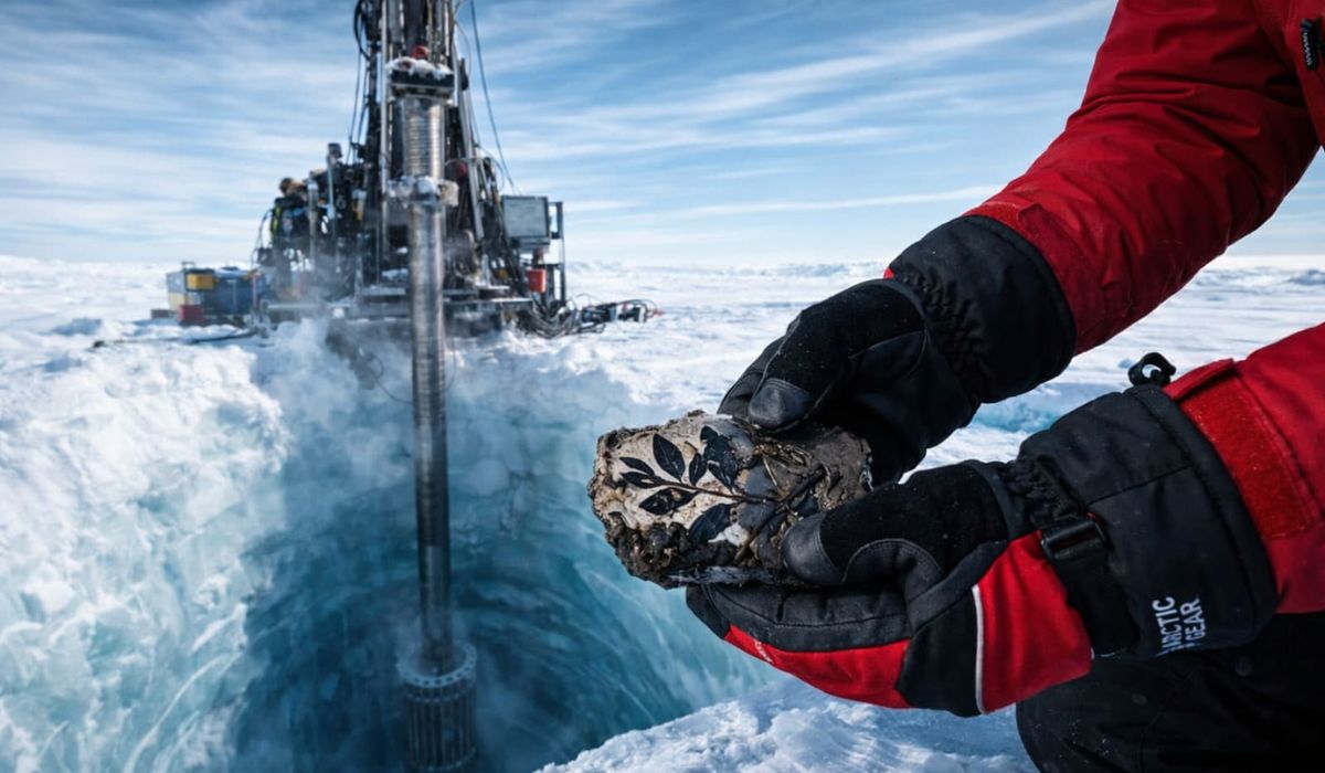 Fósseis sob o gelo da Groenlândia revelam vegetação antiga e reforçam evidências sobre a fragilidade da calota polar. (Imagem: Ilustrativa)