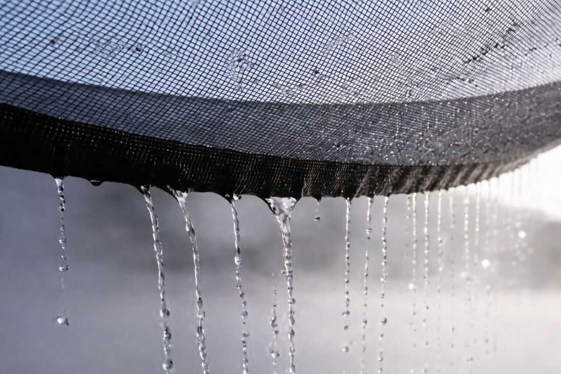 Agua de la atmósfera se convierte en orvalho por condensación en colector simple y puede generar agua potable sin energía.